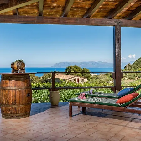 Apt Villa Anna E Apt Cantina Vito Vicinissimi Alla Riserva Dello Zingaro Scopello  Exterior photo